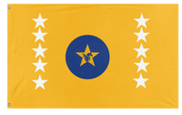 A mockup of the custom flag 'Gavaltina flag' on a white background