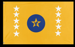 A mockup of the custom flag 'Gavaltina flag' on a white background