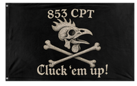 A mockup of the custom flag 'C.H Replacement flag' on a white background