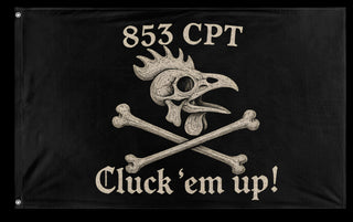 A mockup of the custom flag 'C.H Replacement flag' on a white background