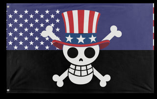 A mockup of the custom flag 'T flag' on a white background