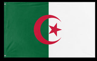 A mockup of the custom flag 't test f flag' on a white background