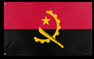 A mockup of the custom flag 'test double flag' on a white background