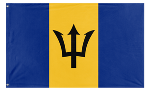 A mockup of the custom flag 't double flag' on a white background