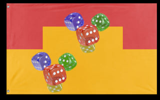 A mockup of the custom flag 'T flag' on a white background