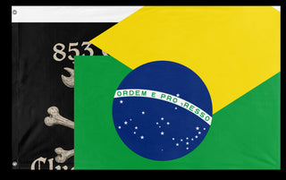 A mockup of the custom flag 'T flag' on a white background