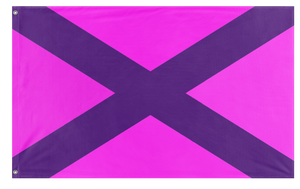A mockup of the custom flag 'Pink Gang  flag' on a white background