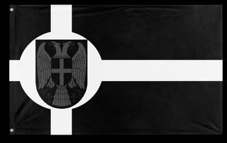 A mockup of the custom flag 'BWR flag' on a white background