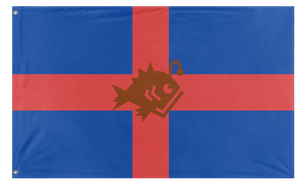A mockup of the custom flag 'Wemoyne  flag' on a white background