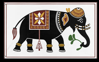 A mockup of the custom flag 'ccsscs flag' on a white background