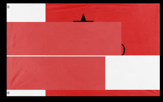 A mockup of the custom flag 'T flag' on a white background