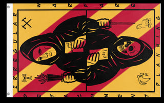 A mockup of the custom flag 'Iwpd  flag' on a white background