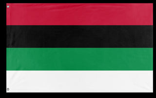 A mockup of the custom flag 'Arab  flag' on a white background