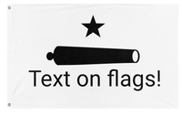 A mockup of the custom flag 'Dwd flag' on a white background