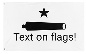 A mockup of the custom flag 'Dwd flag' on a white background
