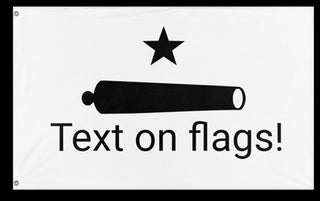 A mockup of the custom flag 'Dwd flag' on a white background