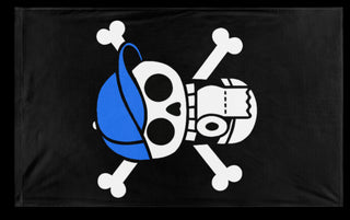 A mockup of the custom flag 'Peepee flag' on a white background