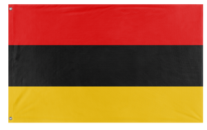 A mockup of the custom flag 'Aunezesia flag' on a white background