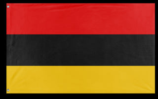 A mockup of the custom flag 'Aunezesia flag' on a white background