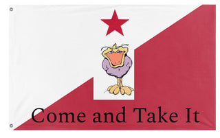 A mockup of the custom flag '5 South Jack flag' on a white background