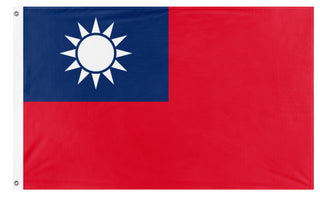 A mockup of the custom flag 'Republic of China' on a white background
