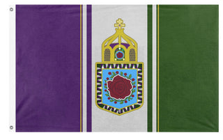 A mockup of the custom flag 'CZONIAN flag' on a white background