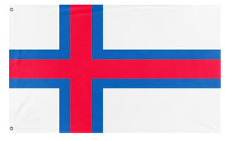 A mockup of the custom flag 'Merki flag' on a white background