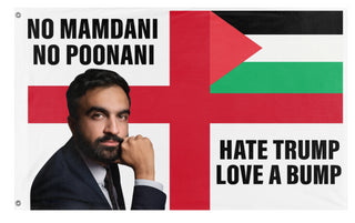 A mockup of the custom flag 'Woke flag' on a white background