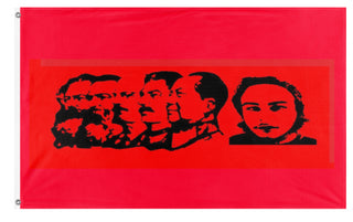 A mockup of the custom flag 'TIMISM  flag' on a white background