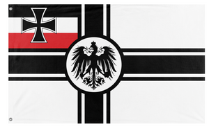 A mockup of the custom flag 'KAMIW flag' on a white background