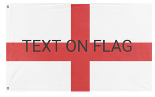 A mockup of the custom flag 'test 2 flag' on a white background