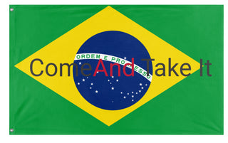 A mockup of the custom flag 'test 3 flag' on a white background