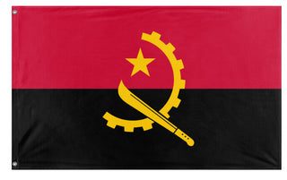 A mockup of the custom flag 'test m2 flag' on a white background