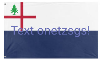 A mockup of the custom flag 'T flag' on a white background