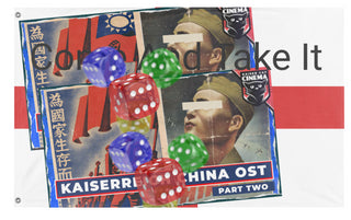 A mockup of the custom flag 'T flag' on a white background