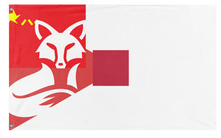 A mockup of the custom flag 'Tn flag' on a white background