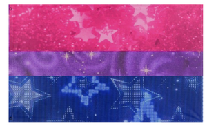 A mockup of the custom flag 'Bistar flag' on a white background