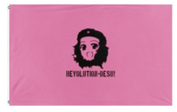 A mockup of the custom flag 'che uwuvara flag' on a white background