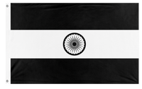 A mockup of the custom flag 'India  flag' on a white background