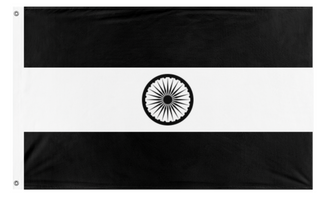 A mockup of the custom flag 'India  flag' on a white background