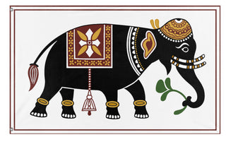 A mockup of the custom flag 'f flag' on a white background