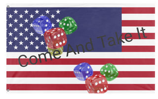 A mockup of the custom flag 'T flag' on a white background