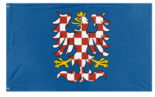 A mockup of the custom flag 'moravia_boa_2 flag' on a white background
