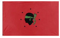 A mockup of the custom flag 'Godbody 2 flag' on a white background