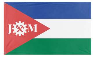 A mockup of the custom flag 'Dad Flag' on a white background
