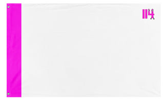A mockup of the custom flag 'THE REPUBLIC OF Isemili flag' on a white background