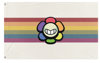 A mockup of the custom flag 'Dandy Revolution flag' on a white background