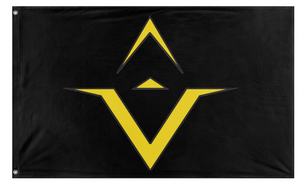A mockup of the custom flag 'Okensa flag' on a white background