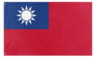 A mockup of the custom flag 'Republic Of China' on a white background