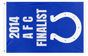 A mockup of the custom flag 'The Banner flag' on a white background